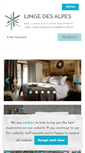 Mobile Screenshot of lingedesalpes.com